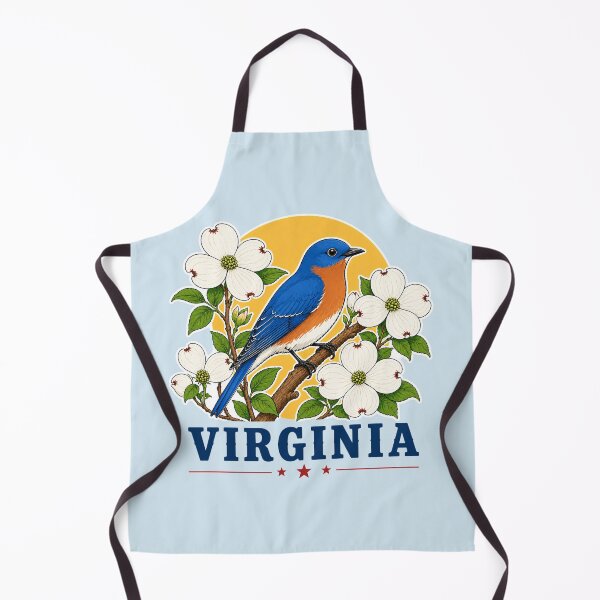 Item preview, Virginia Bluebird & Dogwood Heritage Graphic designed and sold by American Fieldmark Studio.