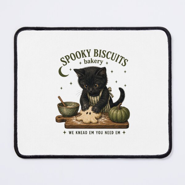 Item preview, Spooky Cat Bakery Halloween Witchy Pumpkin Ghost Art designed and sold by FormalDehyena.
