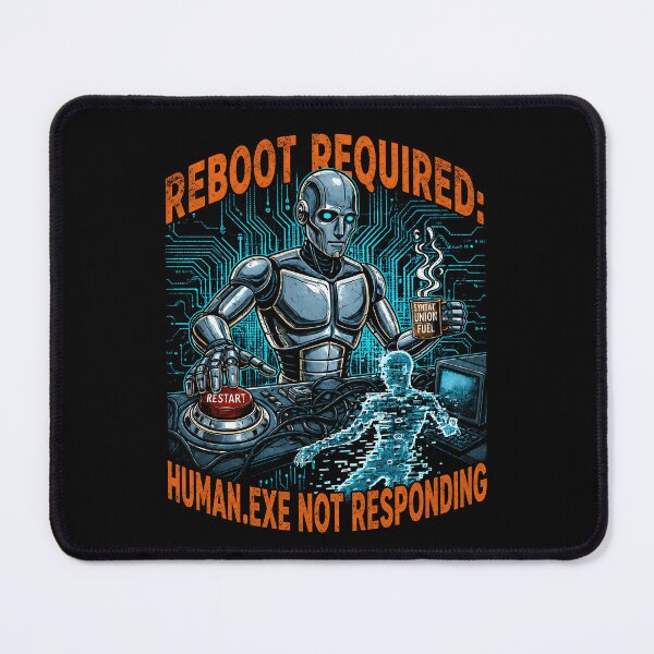 Item preview, Reboot Required Human.EXE Not Responding | Funny Programmer Tech Humor designed and sold by Cree8if.