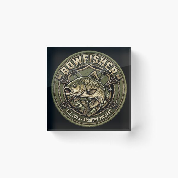 Item preview, Bowfisher Archery Anglers - Carp Bowfishing Tactical Patch Design designed and sold by Georain.