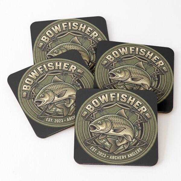 Item preview, Bowfisher Archery Anglers - Carp Bowfishing Tactical Patch Design designed and sold by Georain.