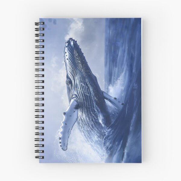 Item preview, Humpback Whale Breaching Ocean, Wildlife designed and sold by GuildedWordGraphics.