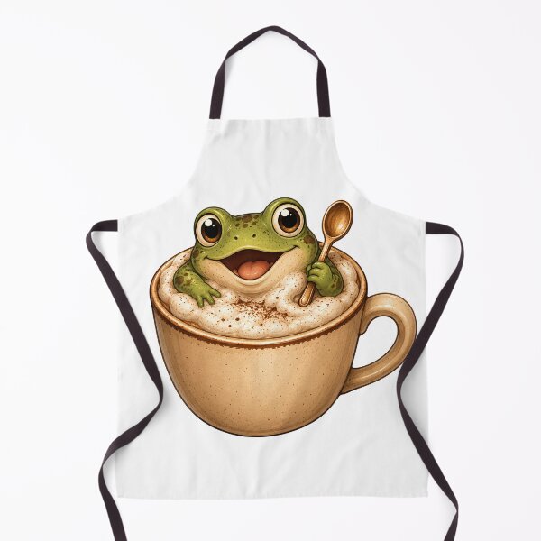 Item preview, Frog in a Coffee Cup designed and sold by DesignsO'Random.