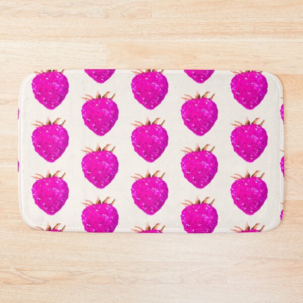 Item preview, HOT PINK STRAWBERRY | Unique ART Gift | Pop Art Fruit Design| Cute Fruit designed and sold by Baroness Swan.