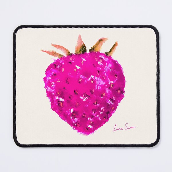 Item preview, HOT PINK STRAWBERRY | Unique ART Gift | Pop Art Fruit Design| Cute Fruit designed and sold by BlueberrySwan.