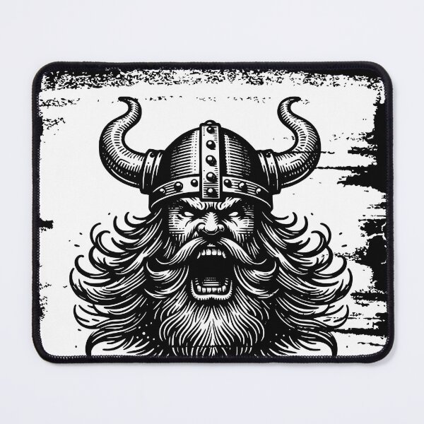 Item preview, Bond of Ice and Iron Viking Illustration designed and sold by AhmadAnnaPrints.