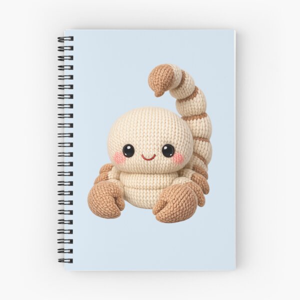 Item preview, Cute Scorpius Scorpion Knitted Plush Zodiac Nursery | Kawaii Knit Astrology Art designed and sold by Moons Studio.