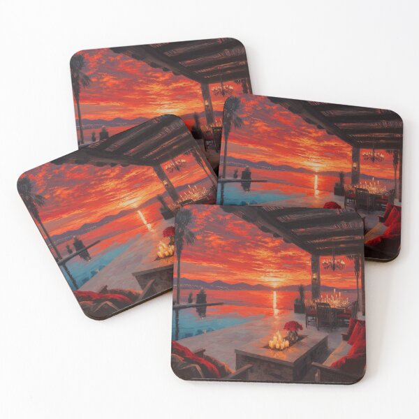 Item preview, Outdoor Terrace At Sunset designed and sold by Rtymer.