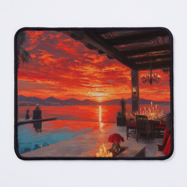 Item preview, Outdoor Terrace At Sunset designed and sold by Rtymer.