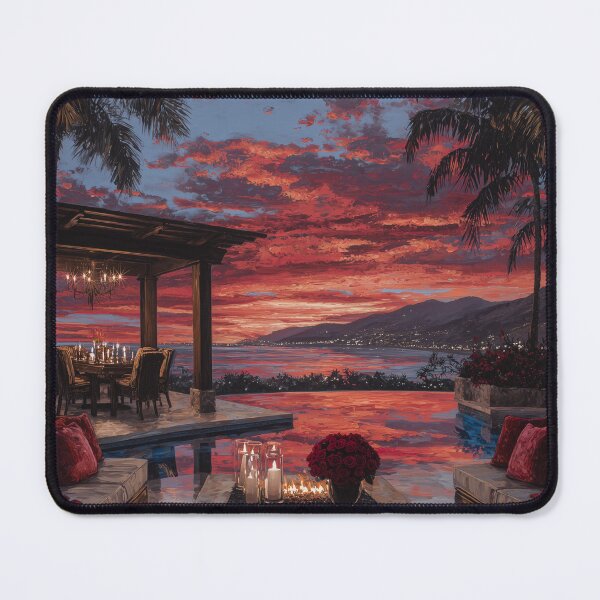 Item preview, Outdoor Terrace At Sunset designed and sold by Rtymer.