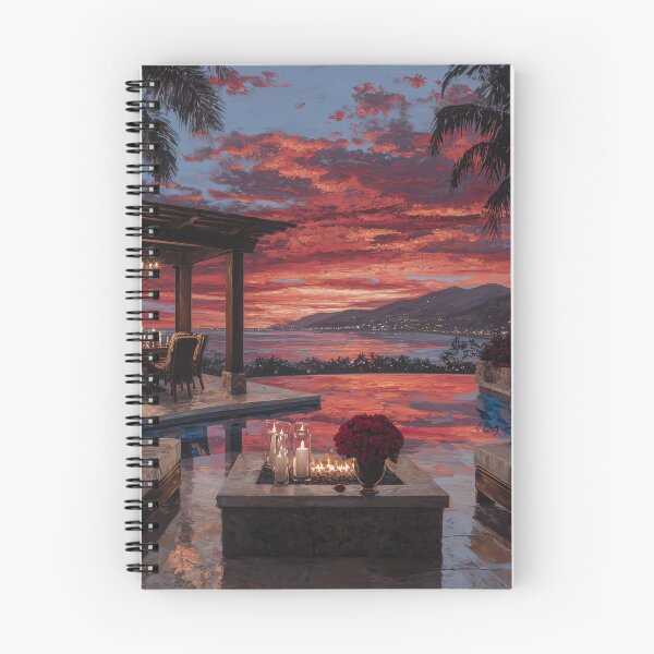 Item preview, Outdoor Terrace At Sunset designed and sold by Rtymer.
