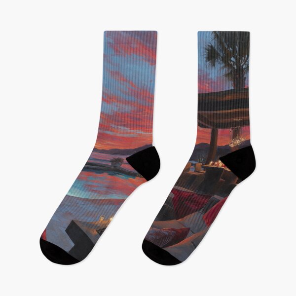 Item preview, Outdoor Terrace At Sunset designed and sold by Rtymer.