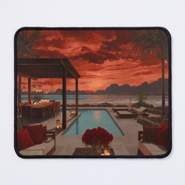Item preview, Outdoor Terrace At Sunset designed and sold by Rtymer.