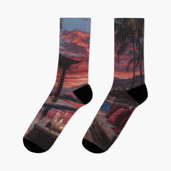 Item preview, Outdoor Terrace At Sunset designed and sold by Rtymer.