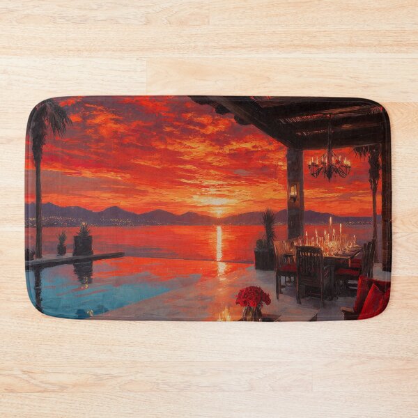 Item preview, Outdoor Terrace At Sunset designed and sold by Rtymer.