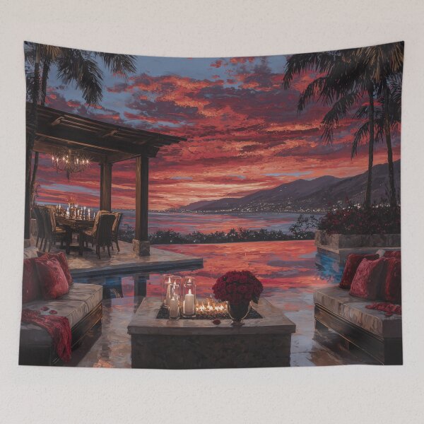 Item preview, Outdoor Terrace At Sunset designed and sold by Rtymer.