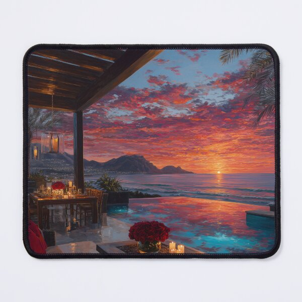 Item preview, Outdoor Terrace At Sunset designed and sold by Rtymer.