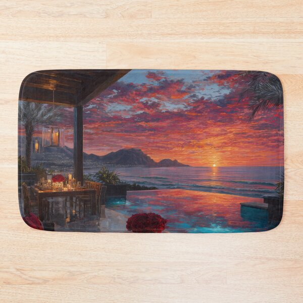Item preview, Outdoor Terrace At Sunset designed and sold by Rtymer.