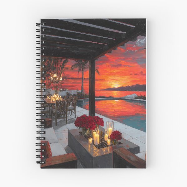 Item preview, Outdoor Terrace At Sunset designed and sold by Rtymer.