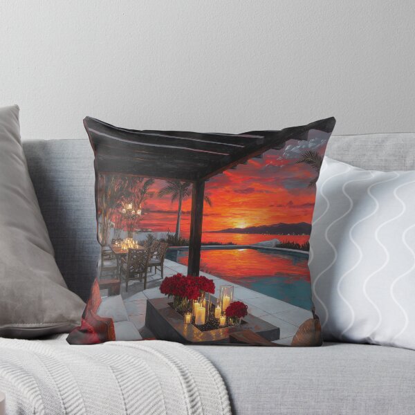 Item preview, Outdoor Terrace At Sunset designed and sold by Rtymer.