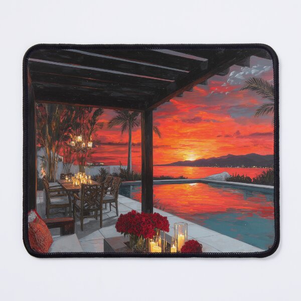 Item preview, Outdoor Terrace At Sunset designed and sold by Rtymer.