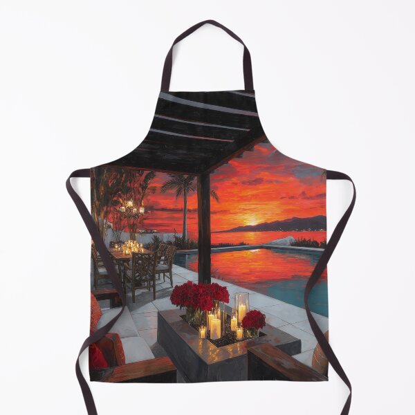 Item preview, Outdoor Terrace At Sunset designed and sold by Rtymer.
