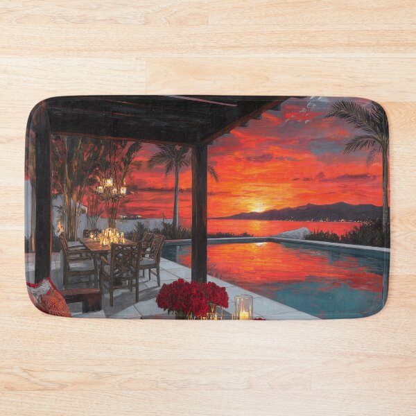 Item preview, Outdoor Terrace At Sunset designed and sold by Rtymer.