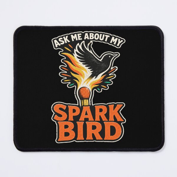 Item preview, Ask Me About My Spark Bird Shirt – Funny Birder Gift designed and sold by POD DYNASTY | Original Print On Demand T-Shirt Graphics.