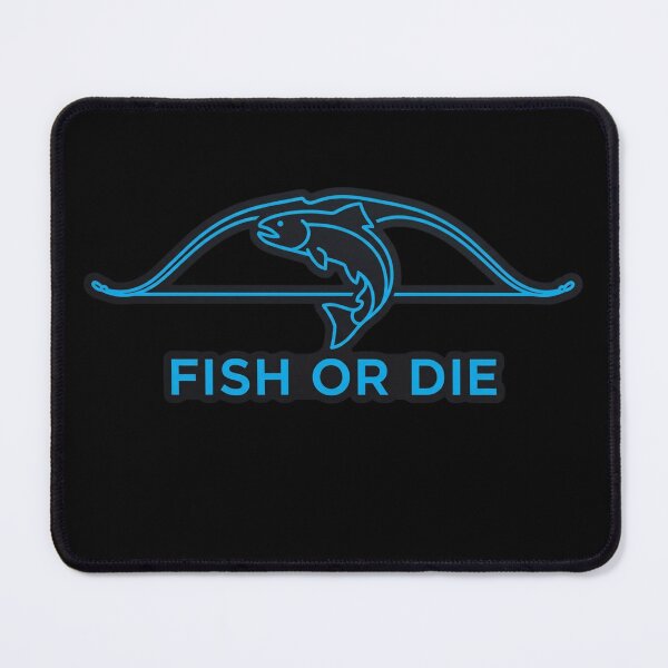 Item preview, Fish Or Die Bowfishing - Neon Minimalist Archery Angler designed and sold by Georain.