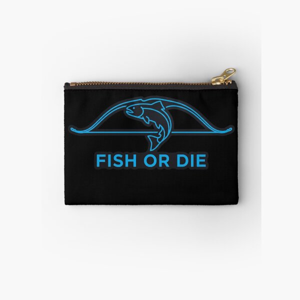 Item preview, Fish Or Die Bowfishing - Neon Minimalist Archery Angler designed and sold by Georain.