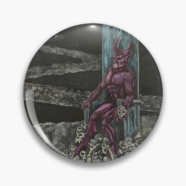 Item preview, Demon on Skull Throne designed and sold by Aging Victoriously.