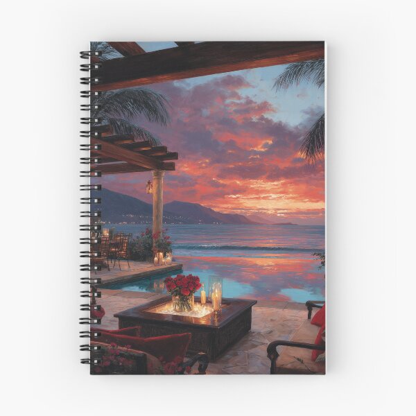 Item preview, Outdoor Terrace At Sunset designed and sold by Rtymer.