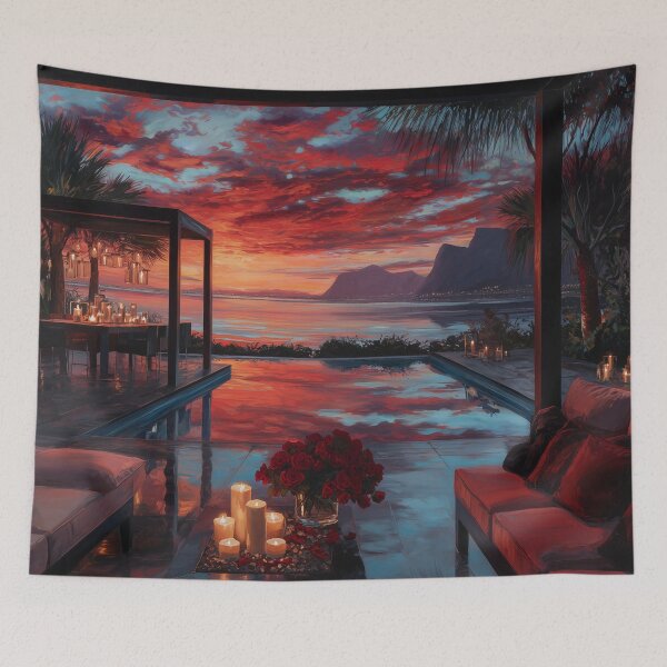 Item preview, Outdoor Terrace At Sunset designed and sold by Rtymer.