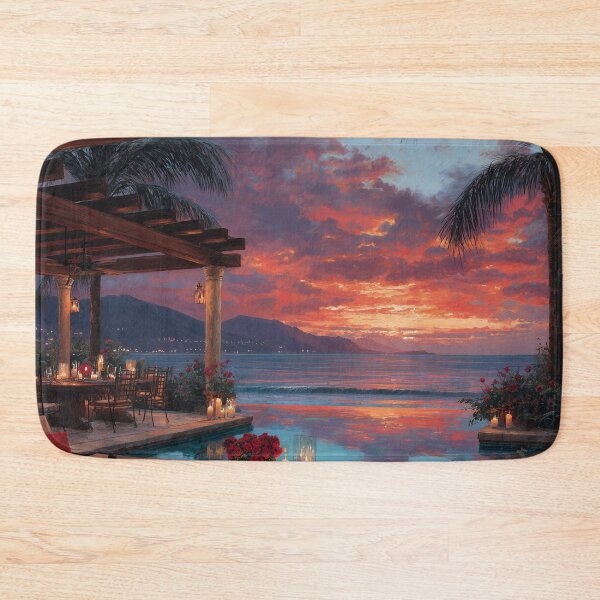 Item preview, Outdoor Terrace At Sunset designed and sold by Rtymer.