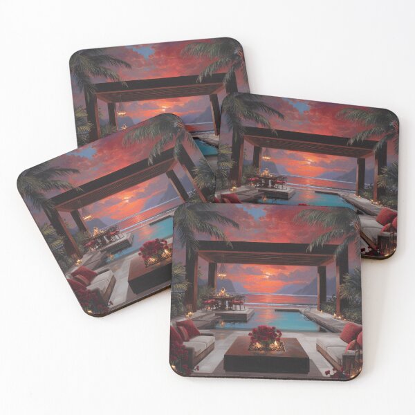Item preview, Outdoor Terrace At Sunset designed and sold by Rtymer.