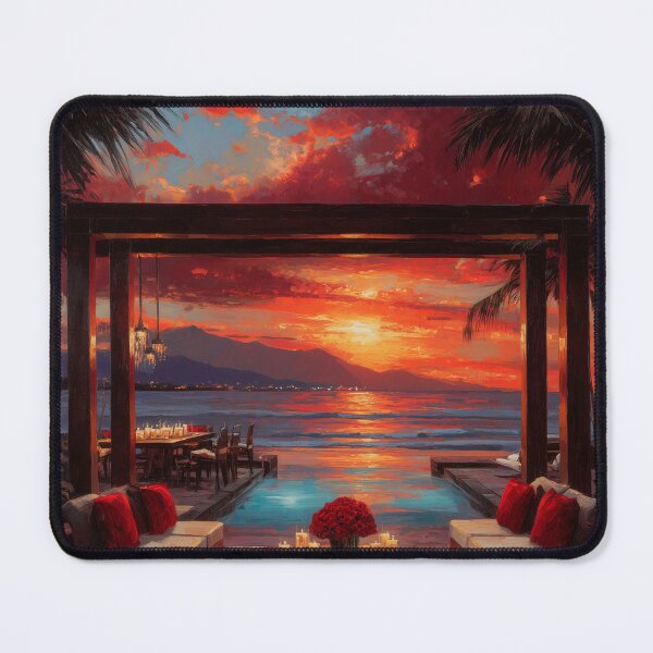 Item preview, Outdoor Terrace At Sunset designed and sold by Rtymer.