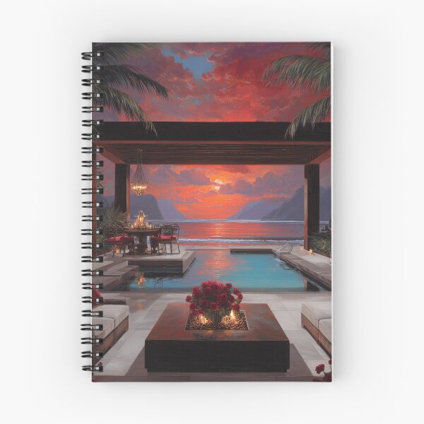 Item preview, Outdoor Terrace At Sunset designed and sold by Rtymer.