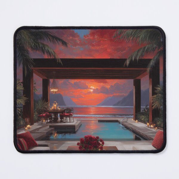 Item preview, Outdoor Terrace At Sunset designed and sold by Rtymer.