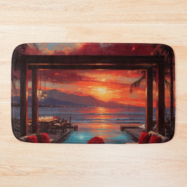 Item preview, Outdoor Terrace At Sunset designed and sold by Rtymer.