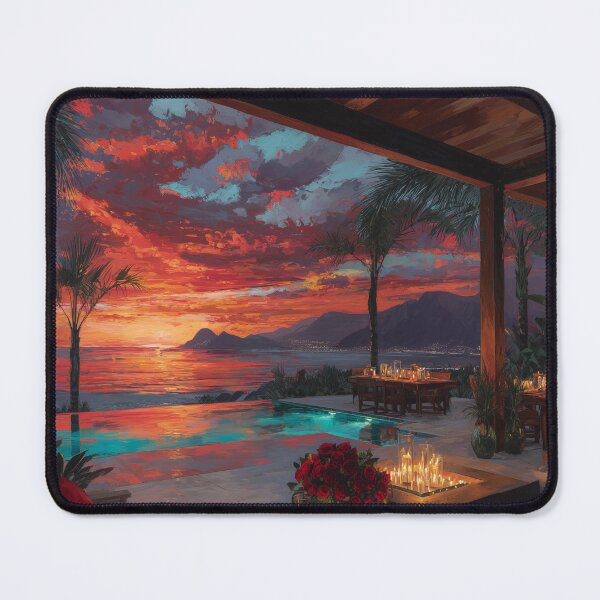 Item preview, Outdoor Terrace At Sunset designed and sold by Rtymer.