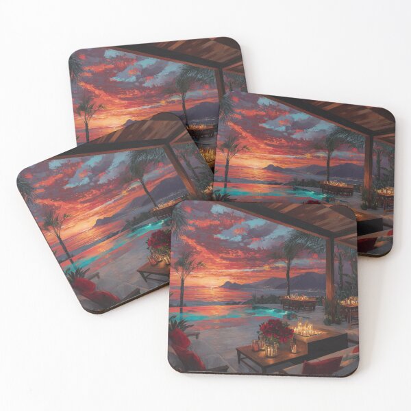 Item preview, Outdoor Terrace At Sunset designed and sold by Rtymer.