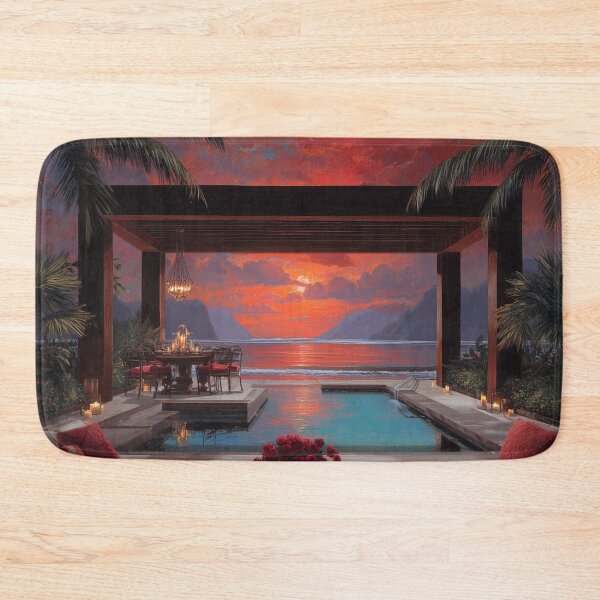Item preview, Outdoor Terrace At Sunset designed and sold by Rtymer.