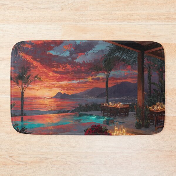 Item preview, Outdoor Terrace At Sunset designed and sold by Rtymer.