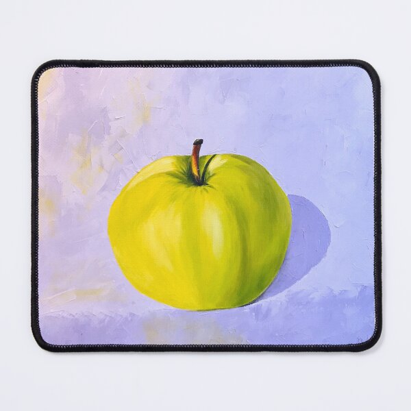 Item preview, GREEN APPLE | Lavender Pop Art | Original Oil Painting by Svetlana Shavrina designed and sold by BlueberrySwan.