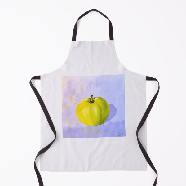 Item preview, GREEN APPLE | Lavender Pop Art | Original Oil Painting by Svetlana Shavrina designed and sold by BlueberrySwan.