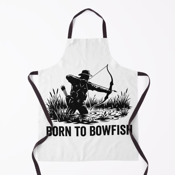 Item preview, Born To Bowfish - Stealth Archery Hunter Silhouette Dark Art designed and sold by Georain.