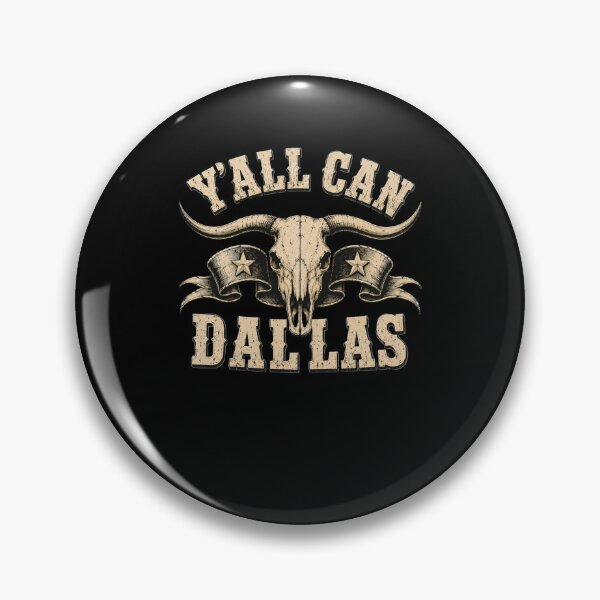 Item preview, Yall Can Dallas Western Longhorn Skull Vintage Art designed and sold by FormalDehyena.