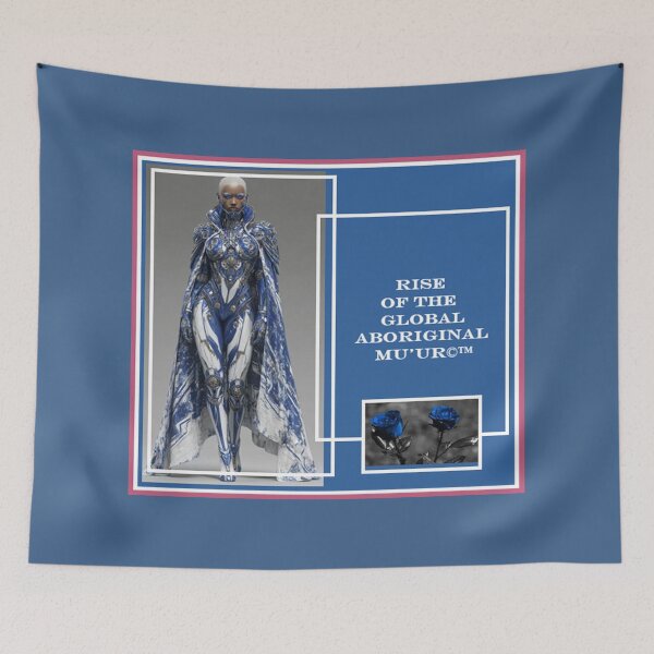 Item preview, Mu’ur (UM) Empire™ al-Benhadiel©™ design, Planetary (blue background) designed and sold by HardyKnitDesign.