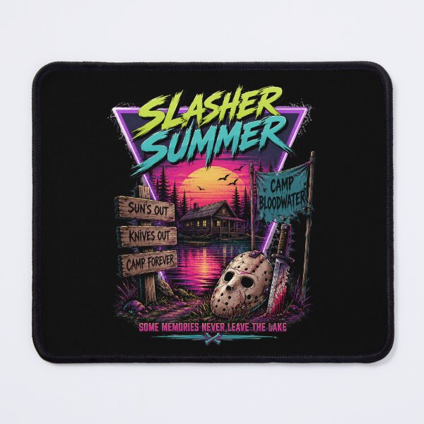 Item preview, slasher summer retro horror camp lake night vibe designed and sold by FormalDehyena.
