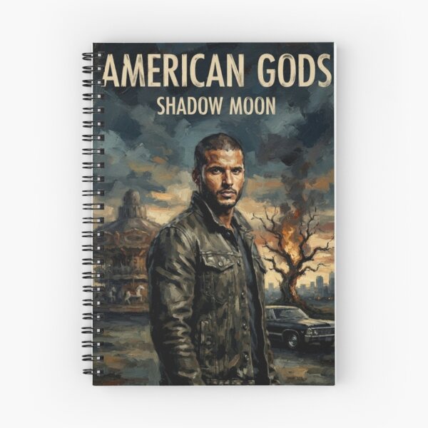 Item preview, American Gods Shadow Moon Urban Fantasy Thriller Tribute Art Poster designed and sold by Art's Diner.